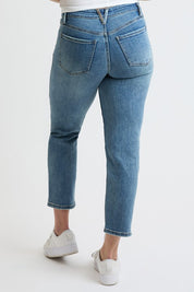 Everyday Sculpt Tummy Control Slim Straight Jeans RFM in Vintage Medium