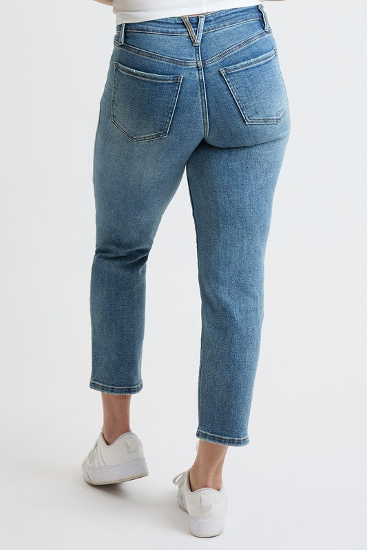 Everyday Sculpt Tummy Control Slim Straight Jeans RFM in Vintage Medium