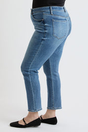 Everyday Sculpt Tummy Control Slim Straight Jeans RFM in Vintage Medium