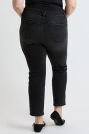 Everyday Sculpt Tummy Control Slim Straight Jeans RFM in Faded Black