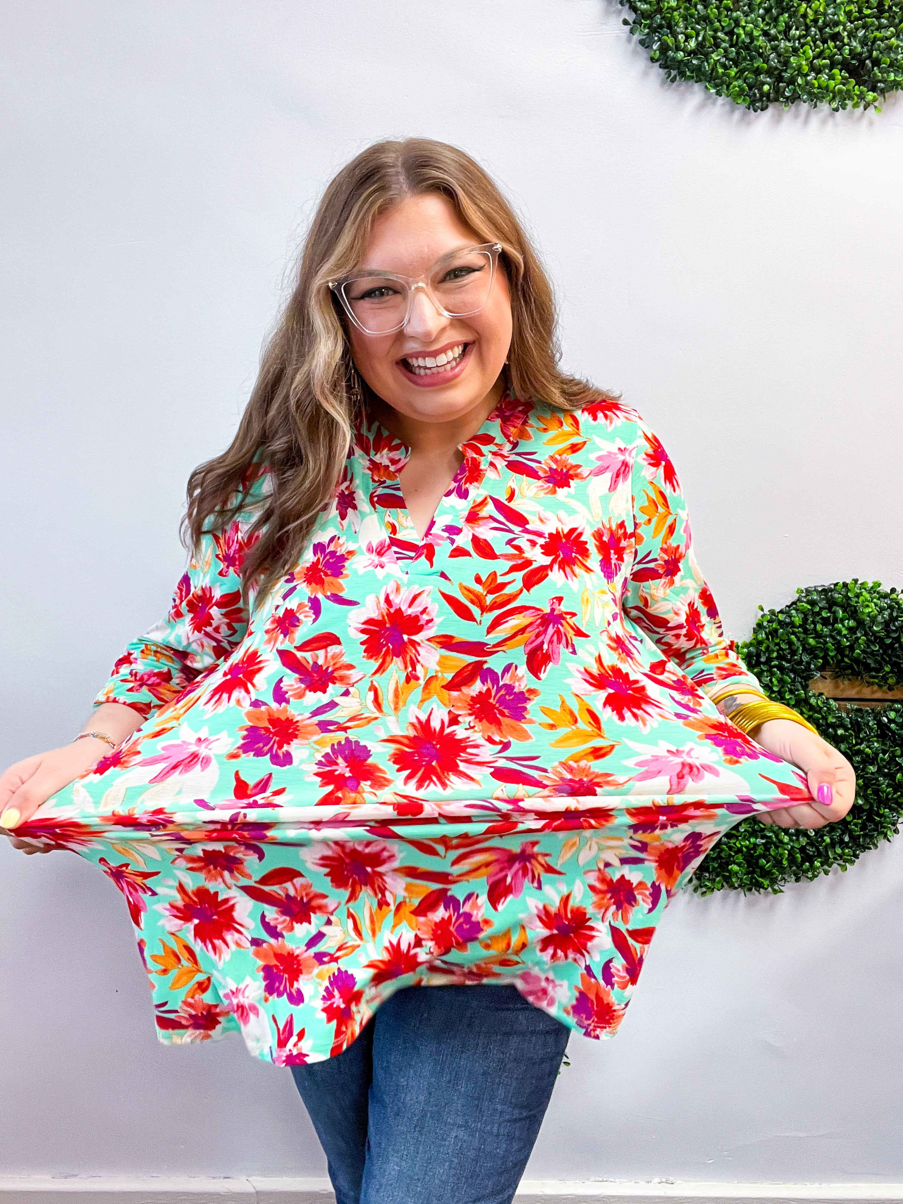 Floral Fiesta Dear Scarlett Lizzy Top *FINAL SALE*