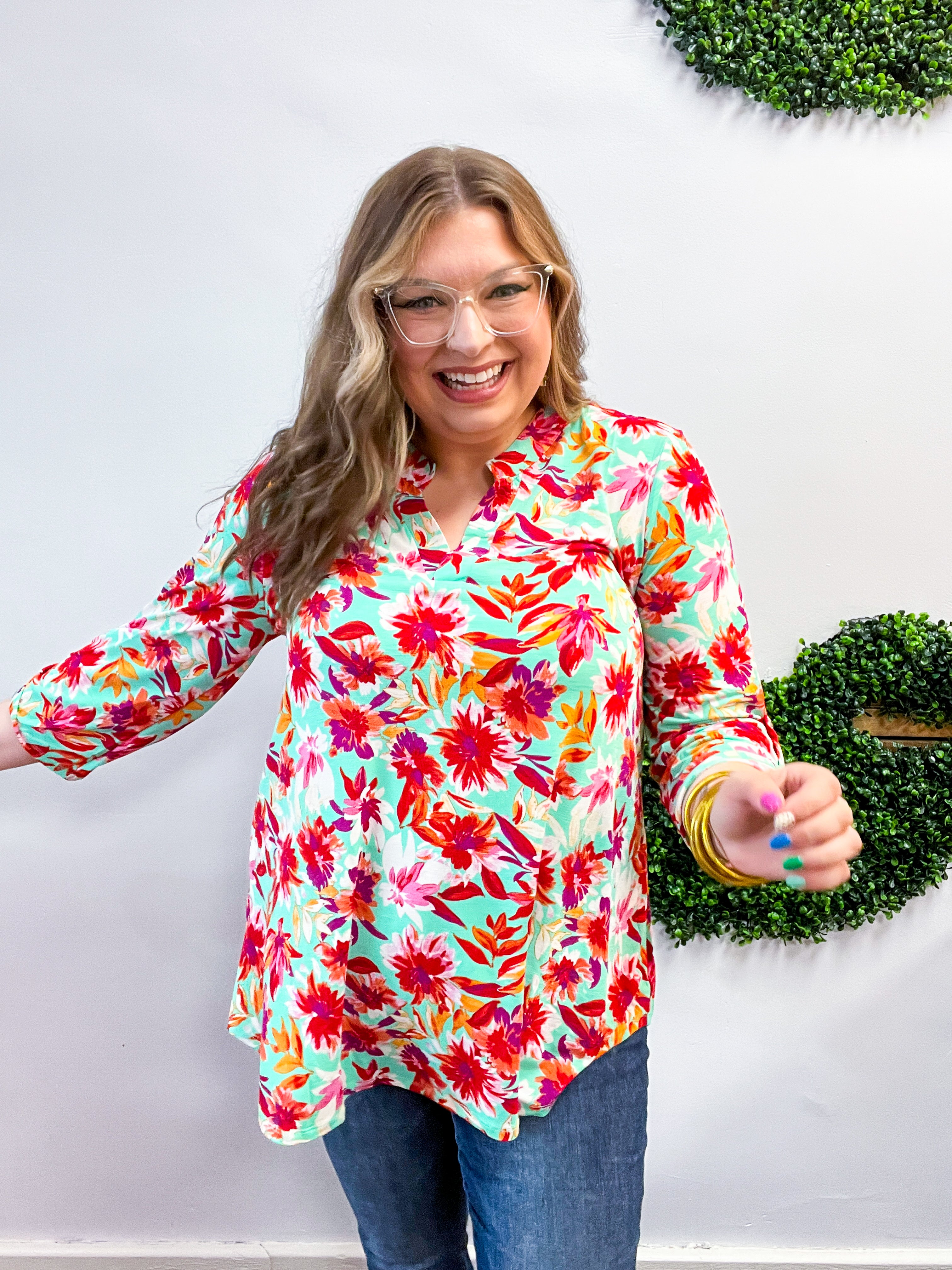 Floral Fiesta Dear Scarlett Lizzy Top *FINAL SALE*