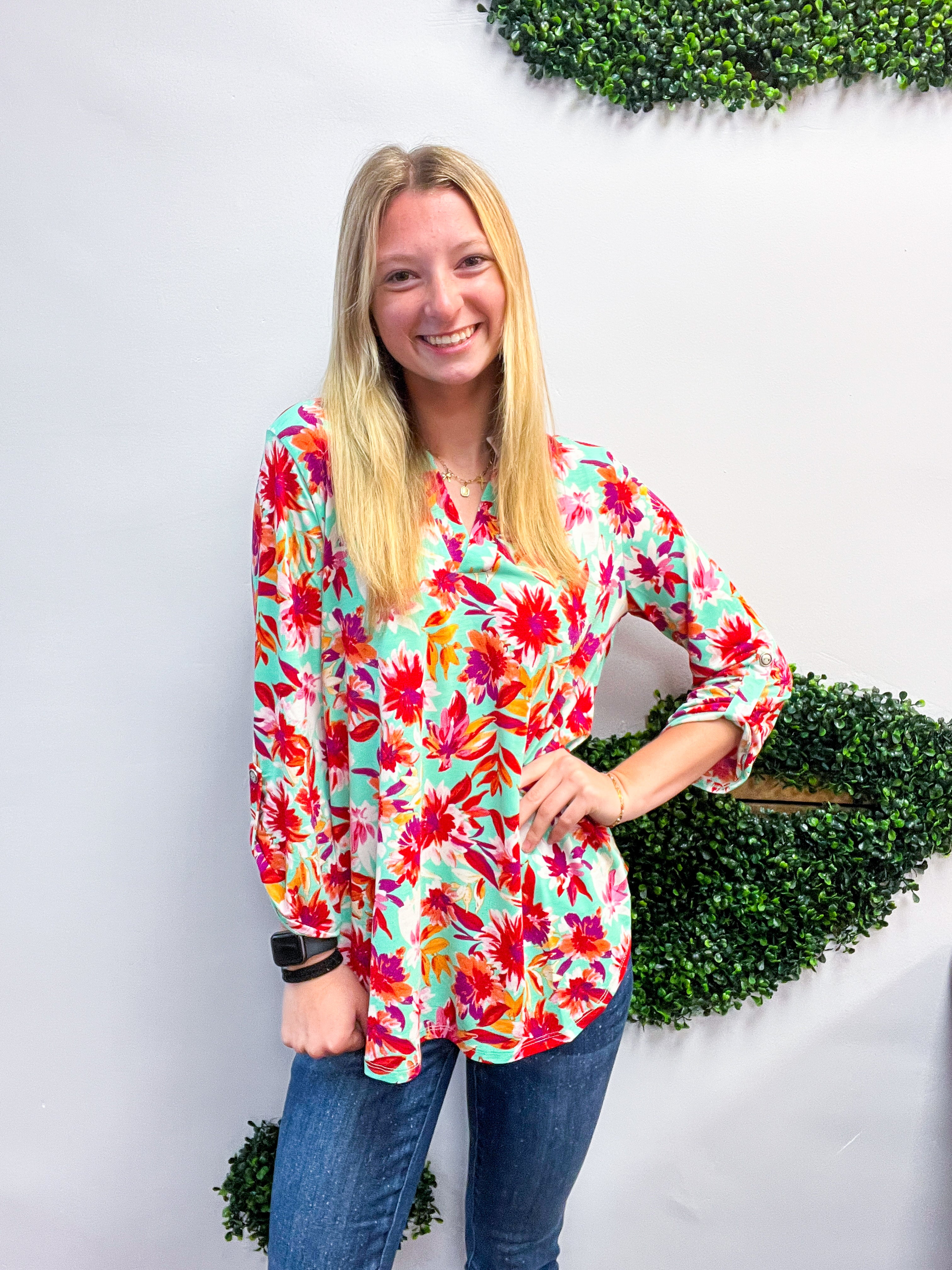 Floral Fiesta Dear Scarlett Lizzy Top *FINAL SALE*