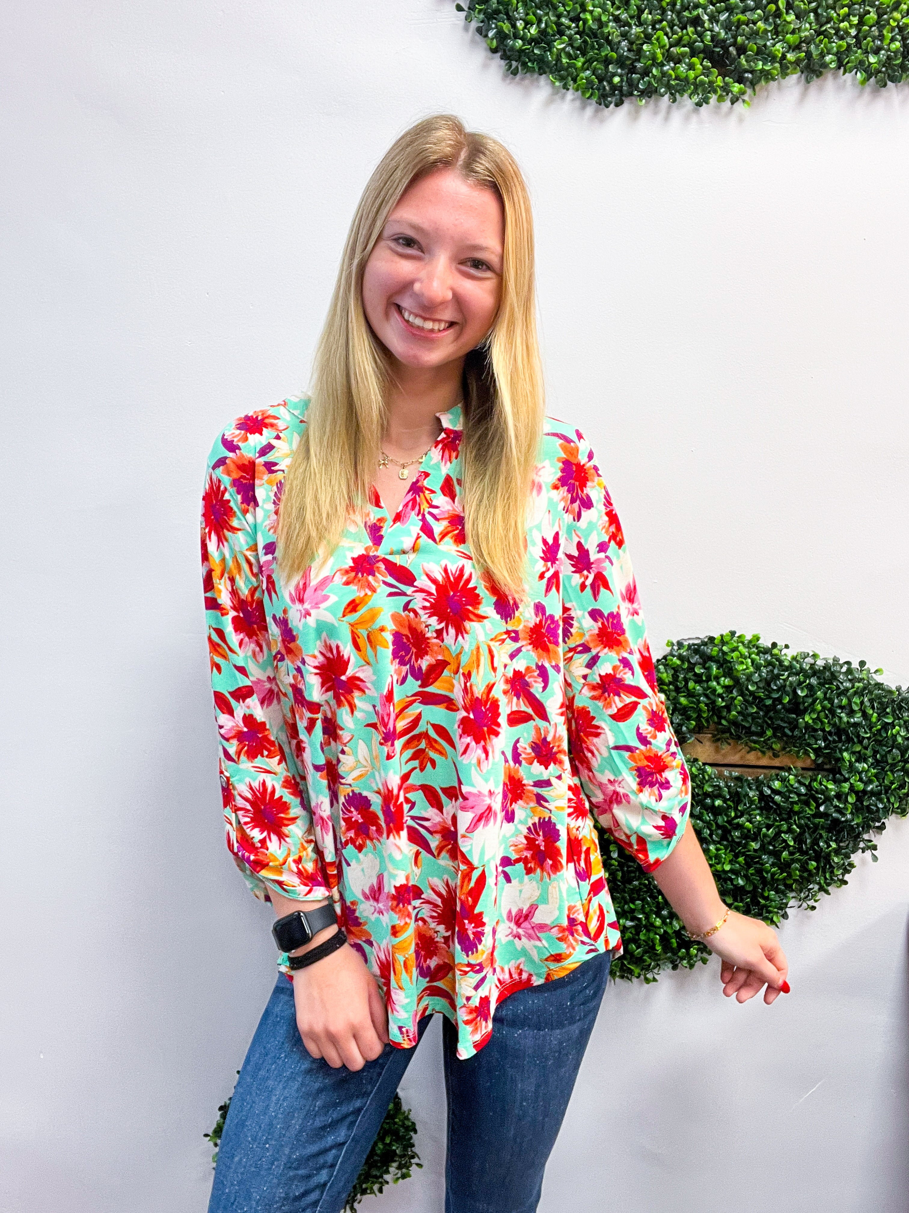 Floral Fiesta Dear Scarlett Lizzy Top *FINAL SALE*