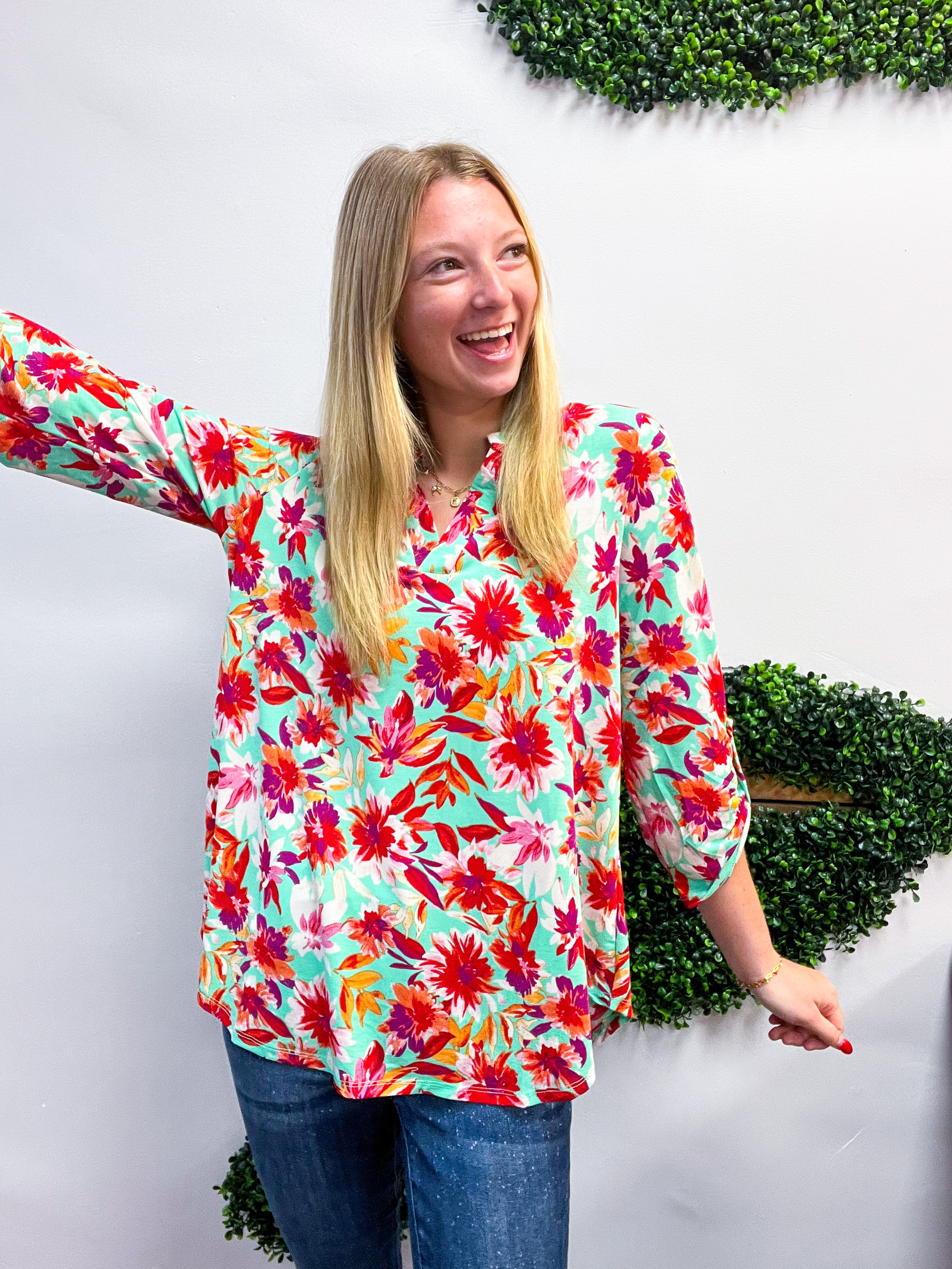 Floral Fiesta Dear Scarlett Lizzy Top *FINAL SALE*