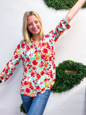 Floral Fiesta Dear Scarlett Lizzy Top *FINAL SALE*