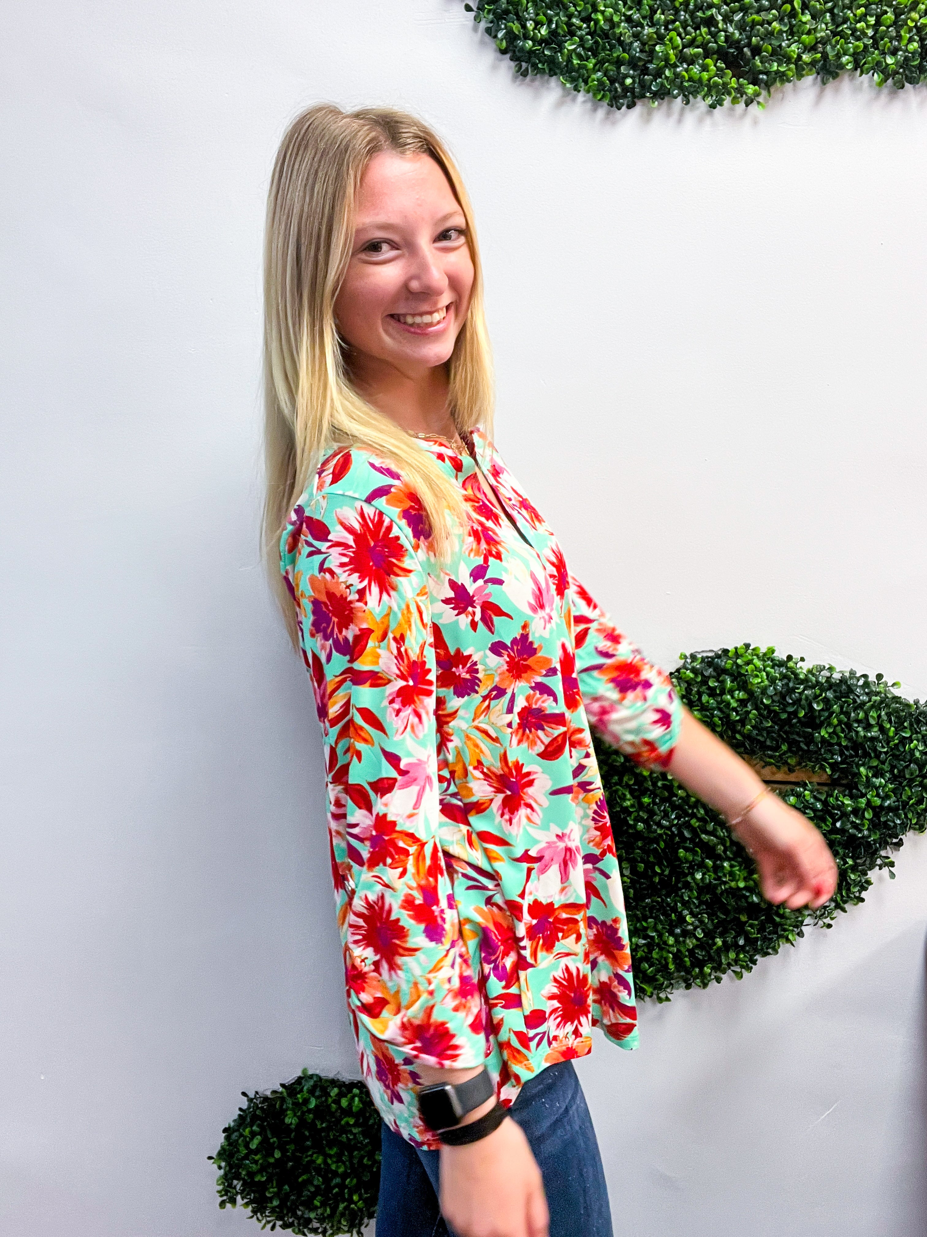 Floral Fiesta Dear Scarlett Lizzy Top *FINAL SALE*
