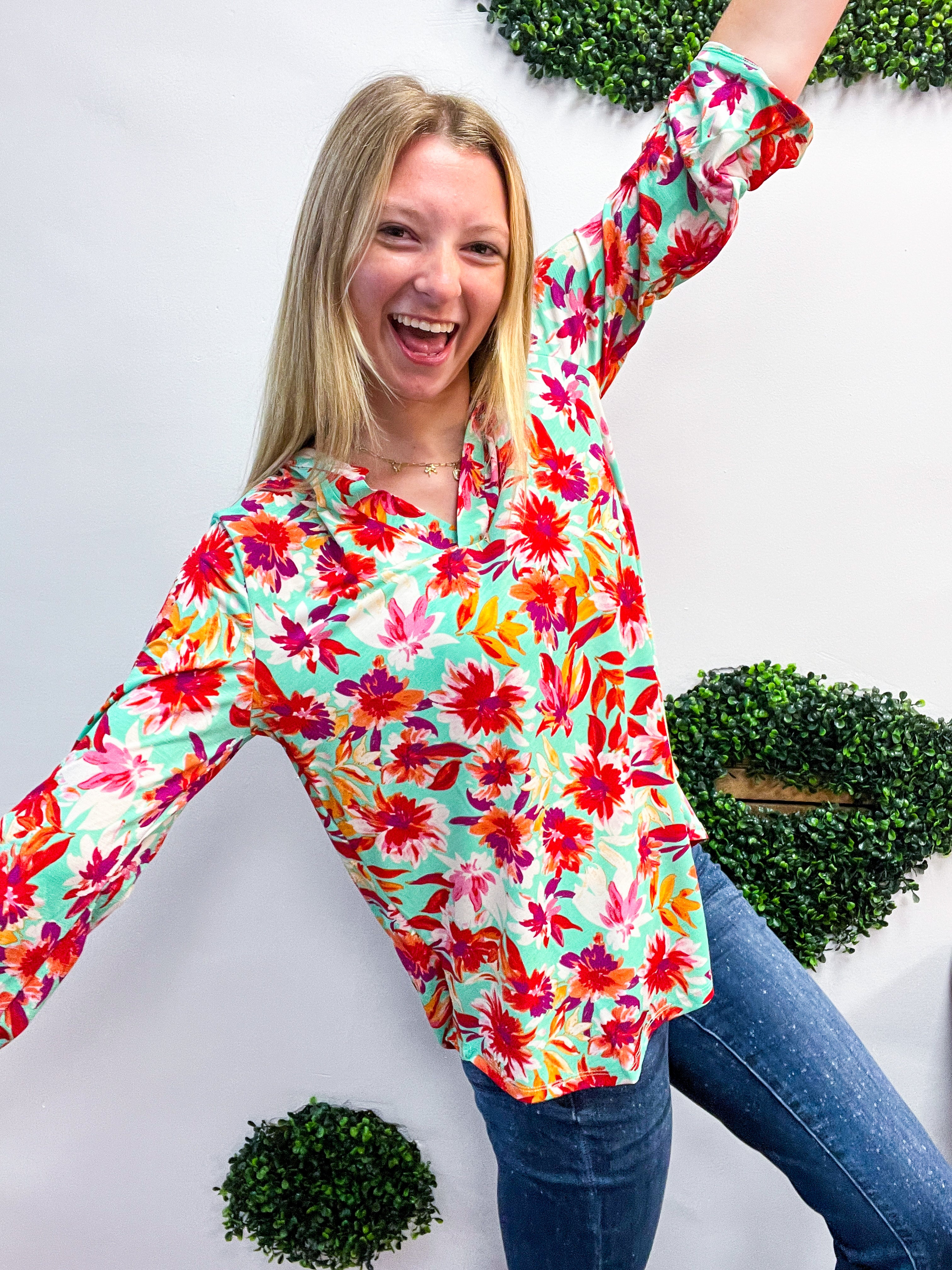 Floral Fiesta Dear Scarlett Lizzy Top *FINAL SALE*