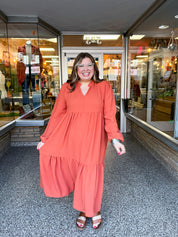 Cider Season Maxi Dress
