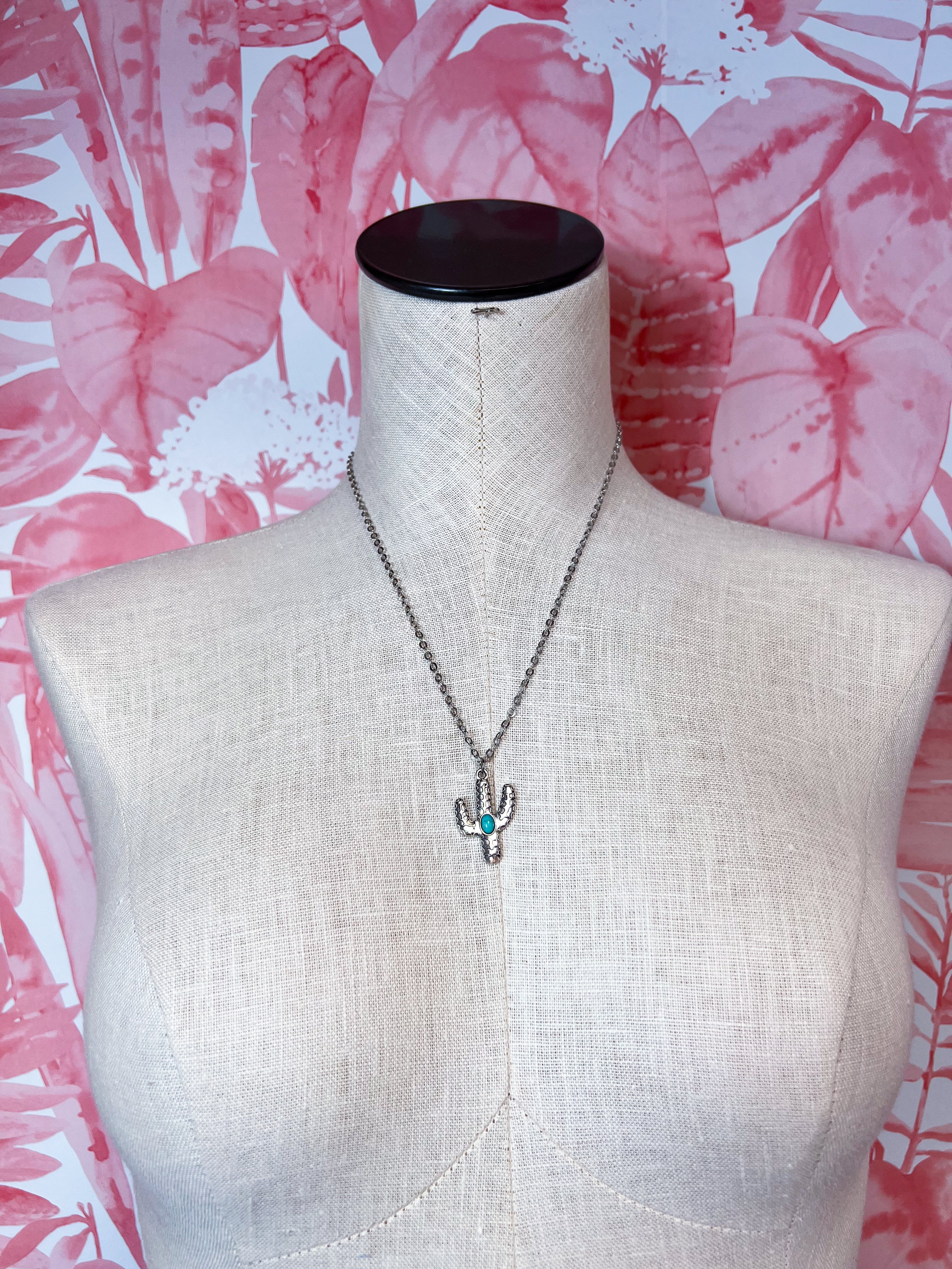 Myra | Amazing Saguaro Cactus Pendant Necklace