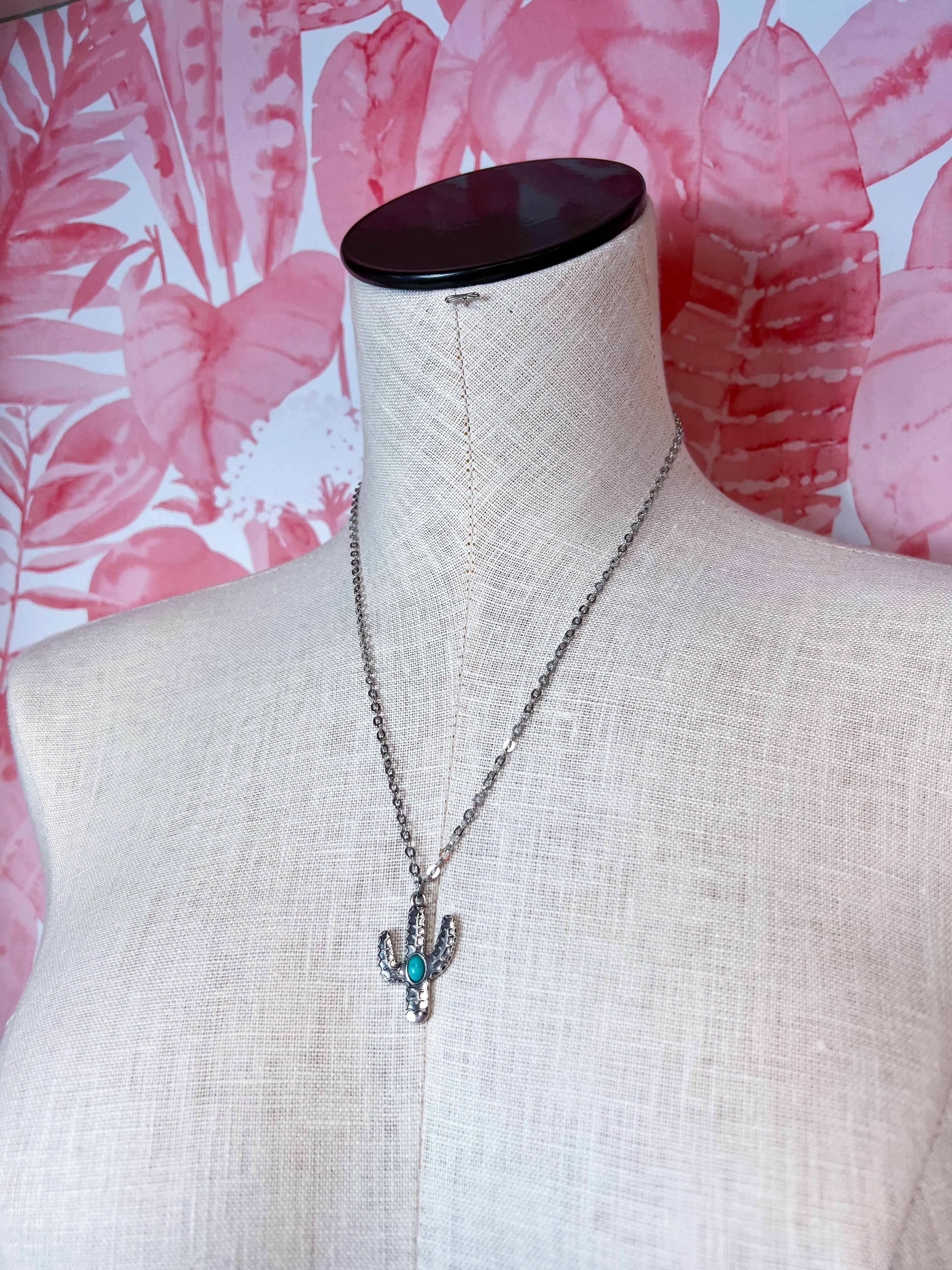 Myra | Amazing Saguaro Cactus Pendant Necklace