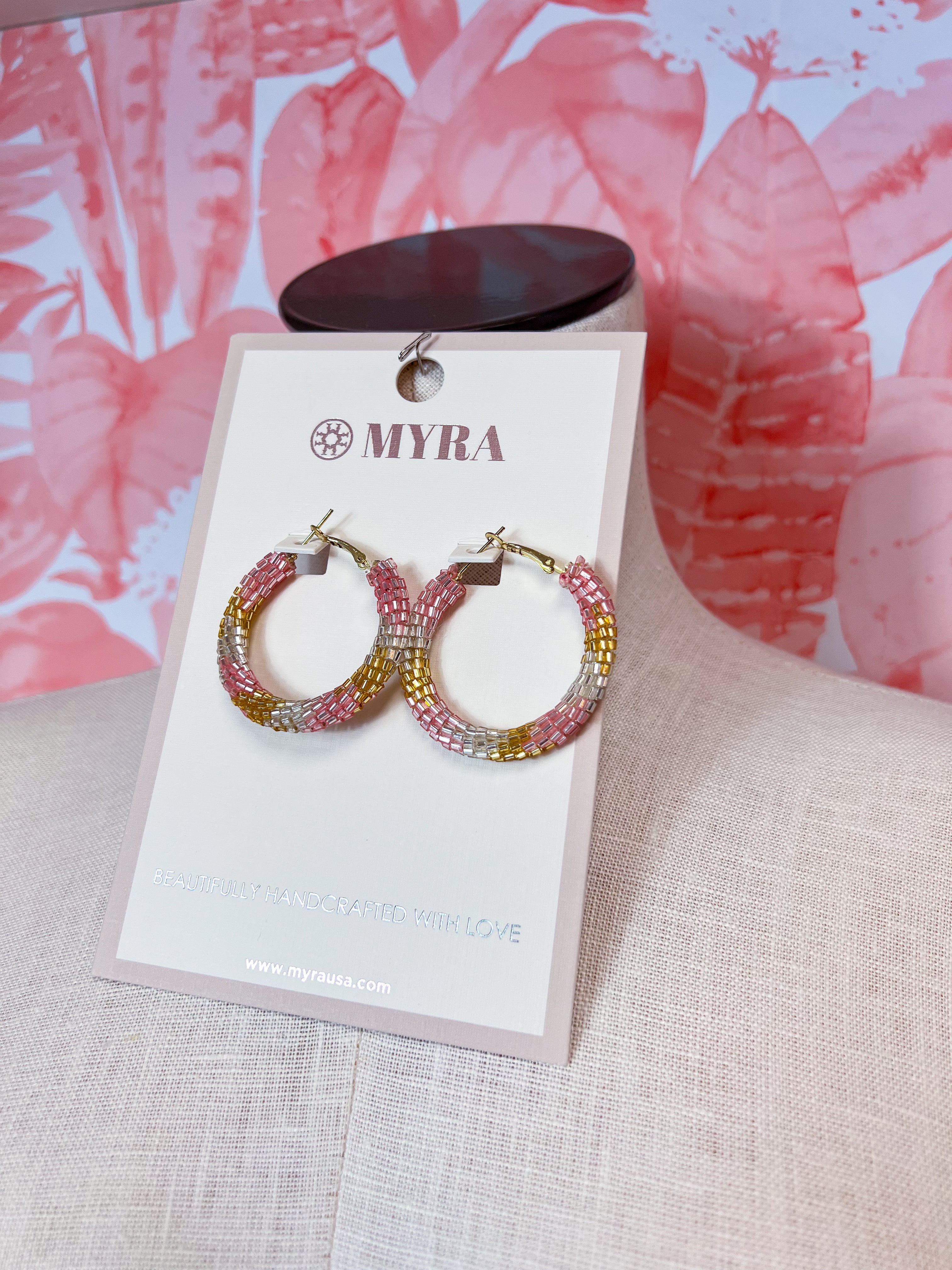 Myra | Morning Rays Hoop Earrings