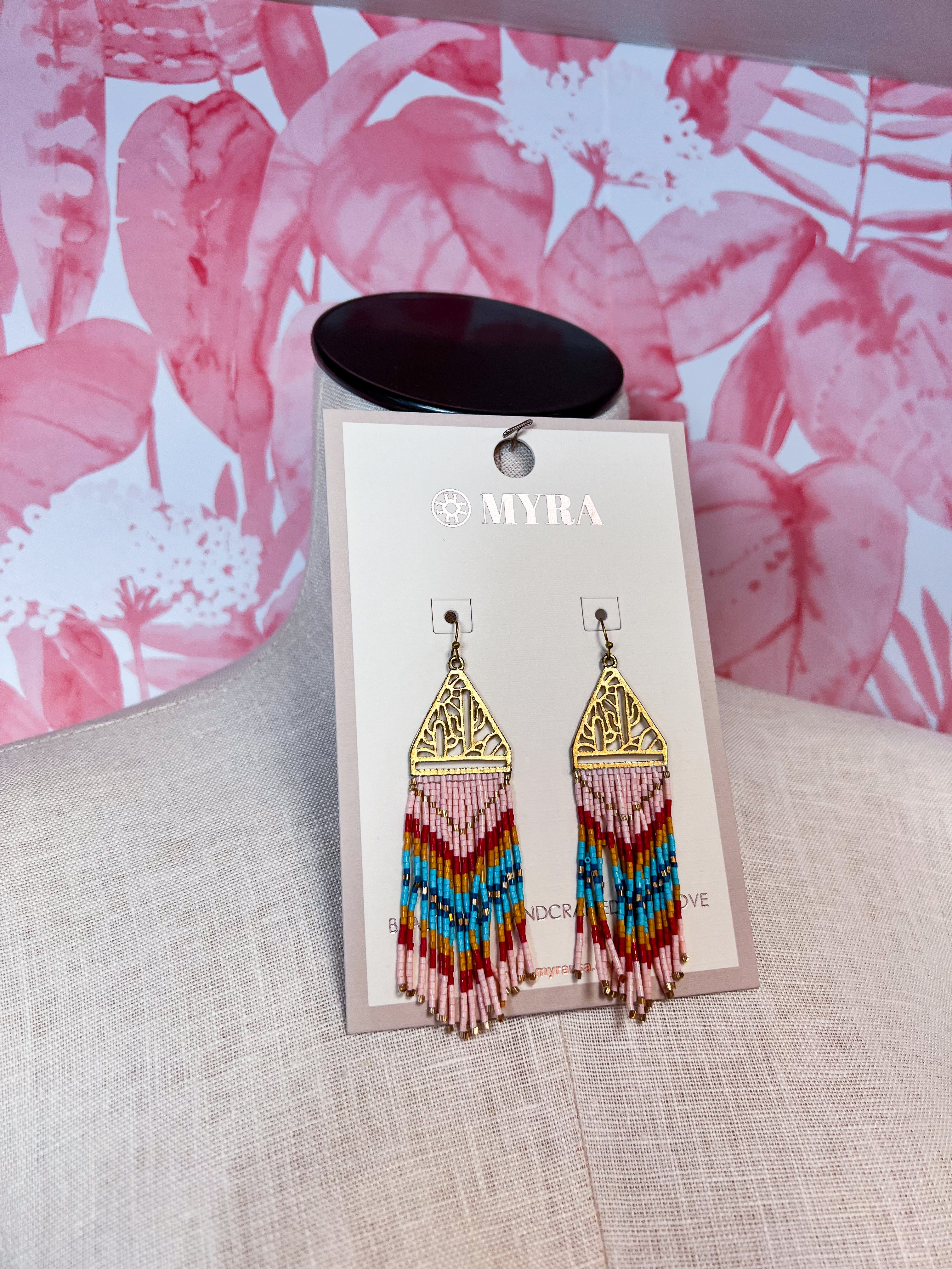 Myra | Open Vistas Earrings in Primrose