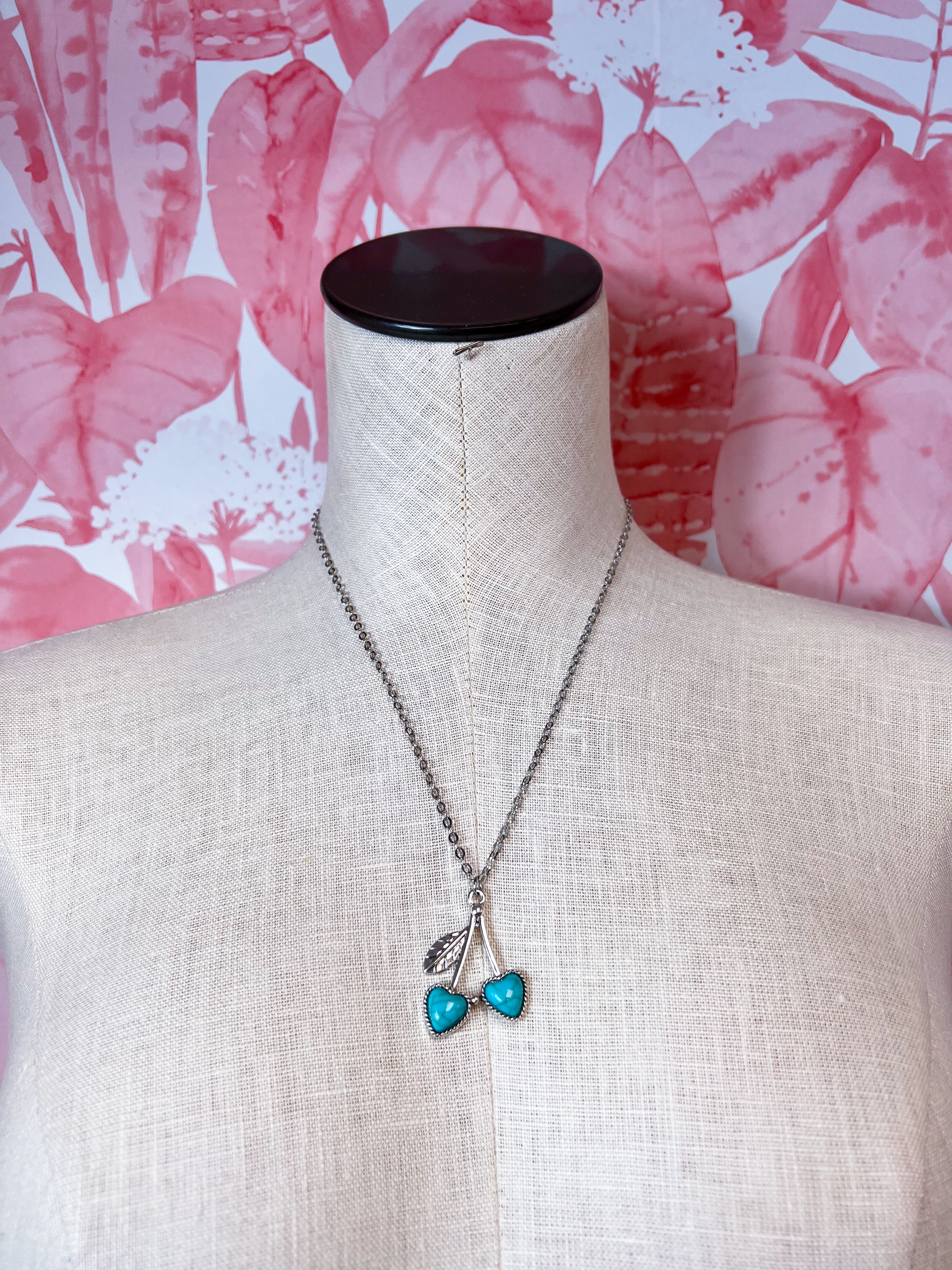 Myra Dangling Hearts Necklace – happily ever co