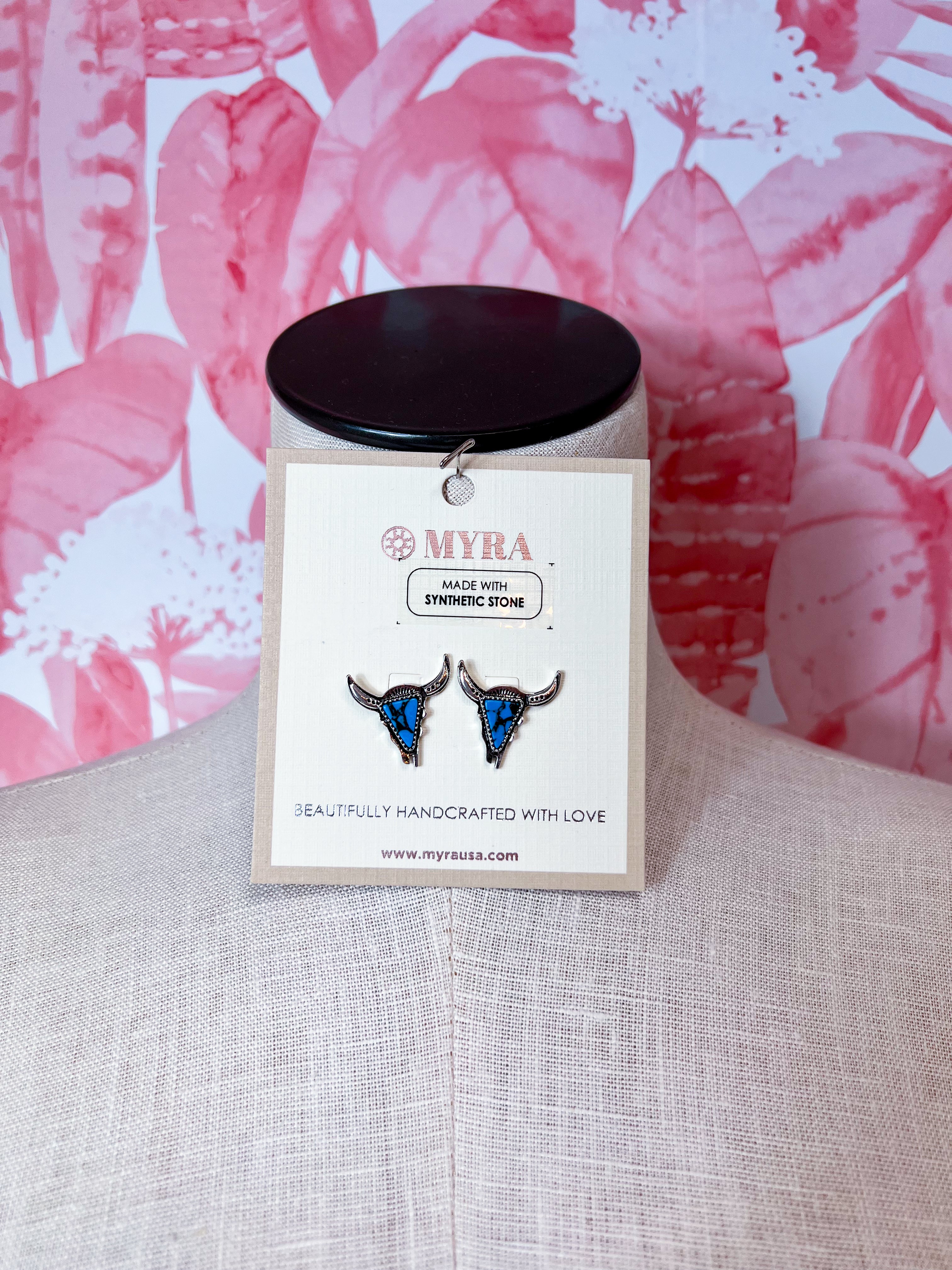 Myra | Sky Herd Earrings in Blue