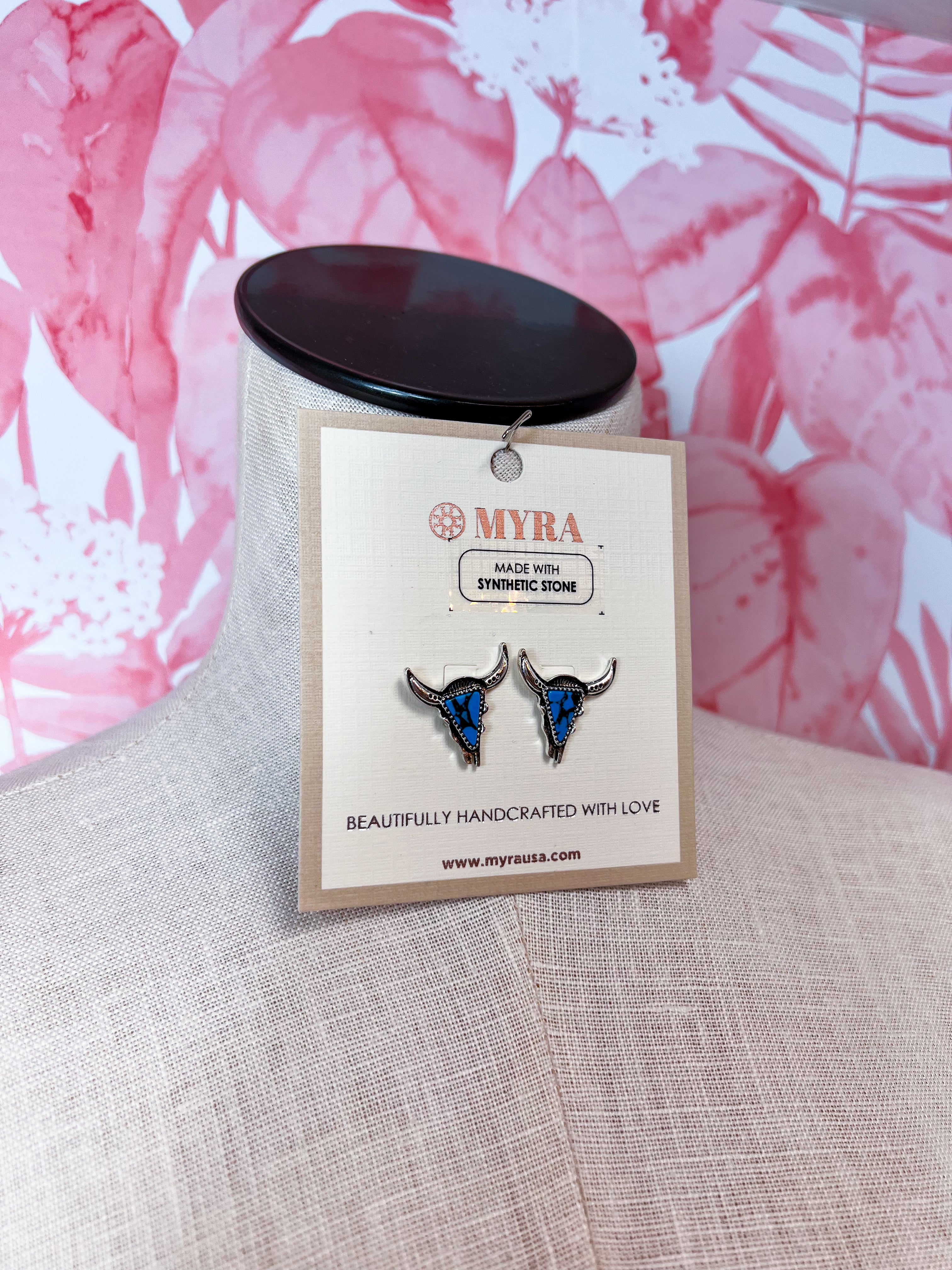 Myra | Sky Herd Earrings in Blue