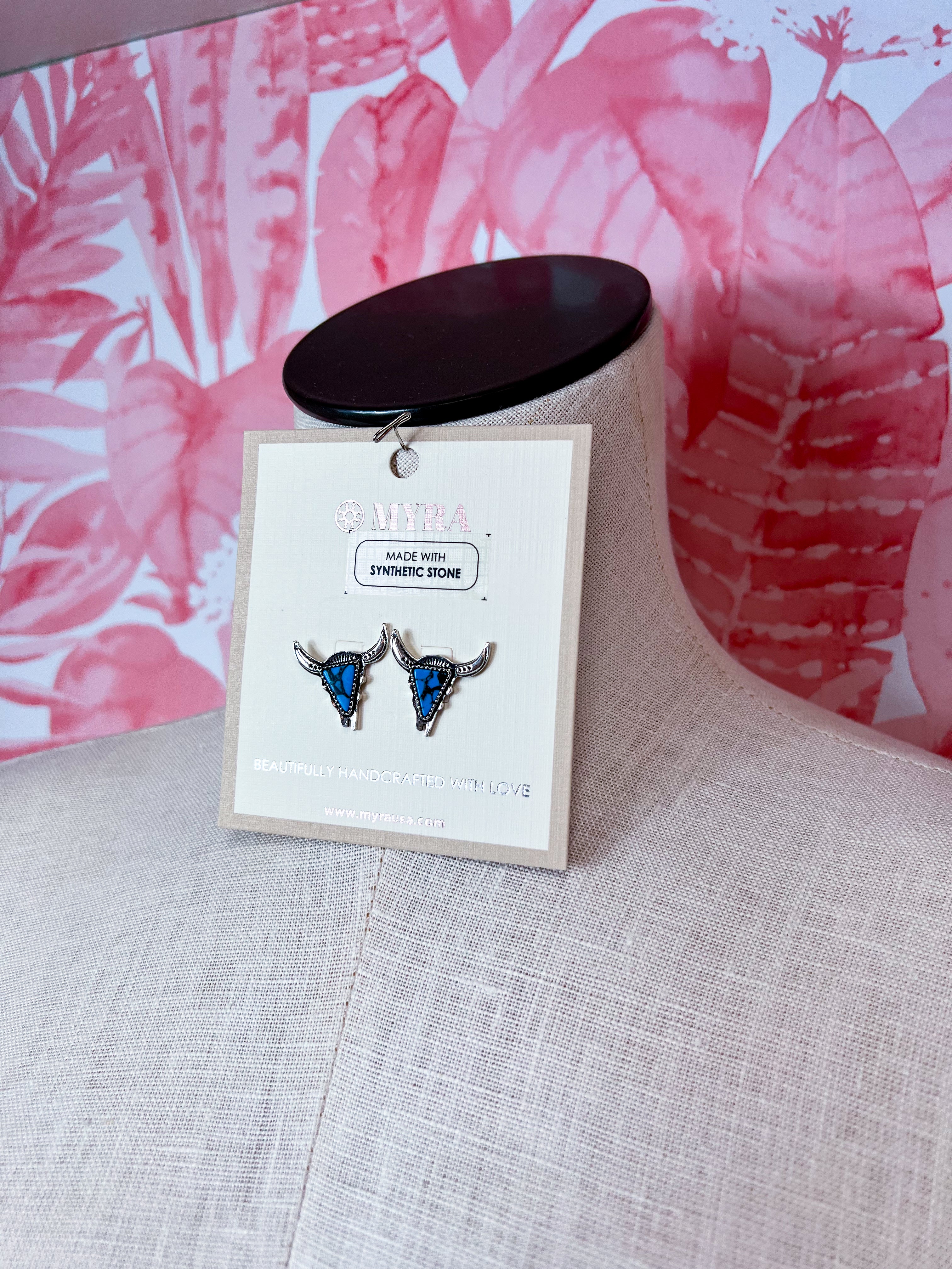 Myra | Sky Herd Earrings in Blue