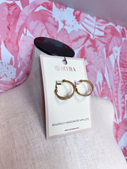Myra | Dune Radiance Hoop Earrings