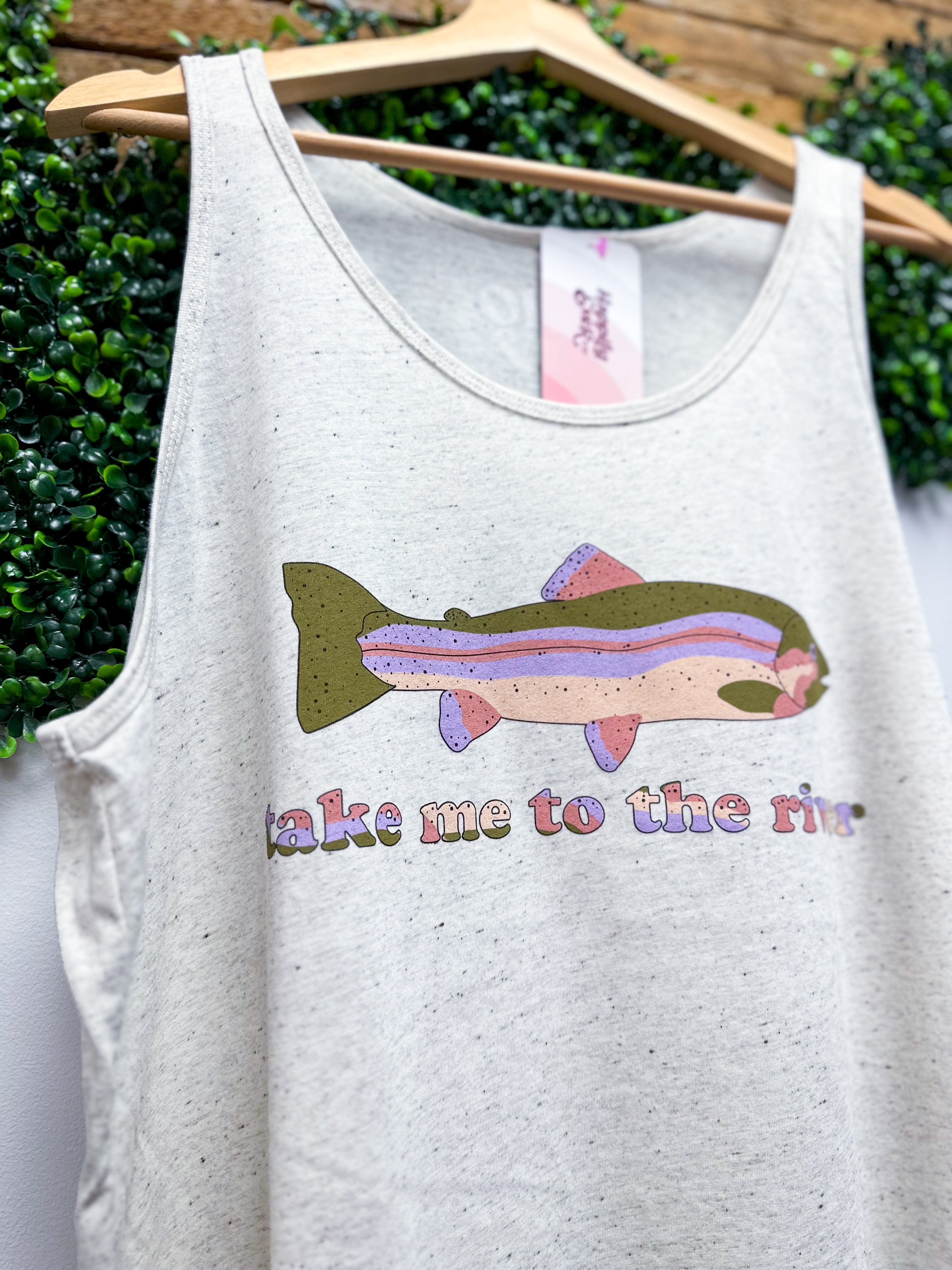 Take Me To The River Graphic Tank *FINAL SALE* XL ONLY!**