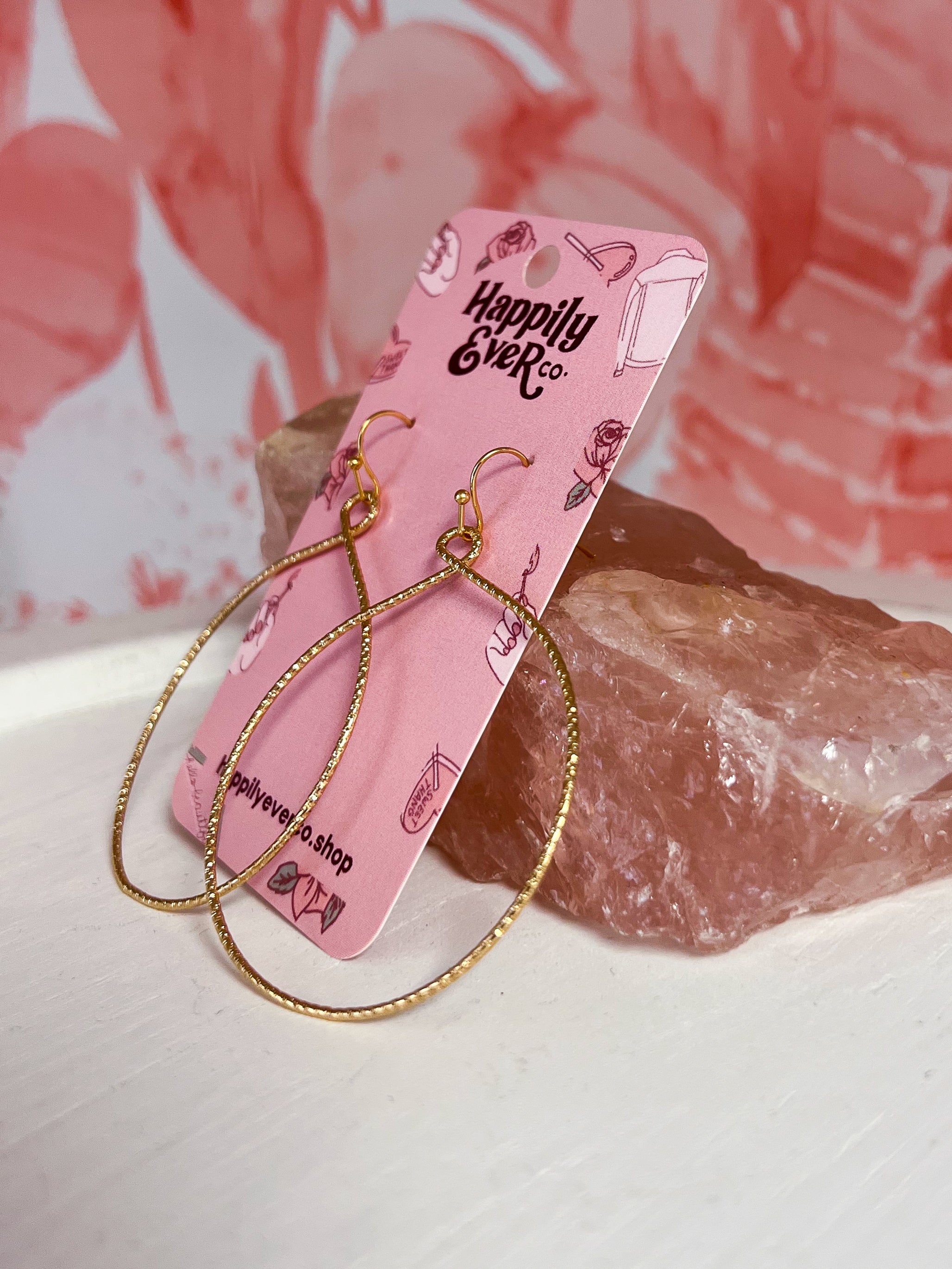 Twisted Gold Dangle Earrings *FINAL SALE*