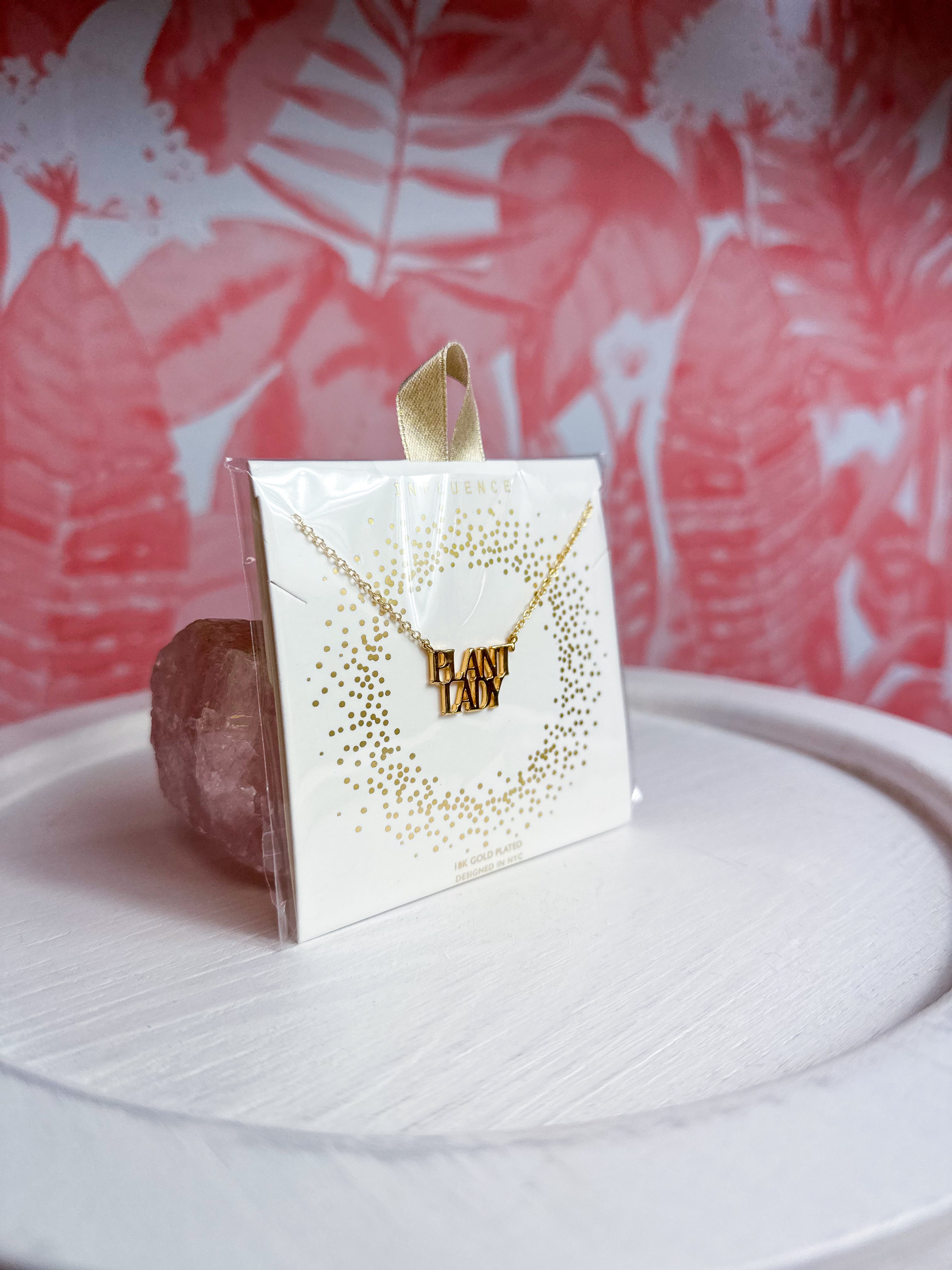 18K Gold Plated Plant Lady Necklace *Final Sale*