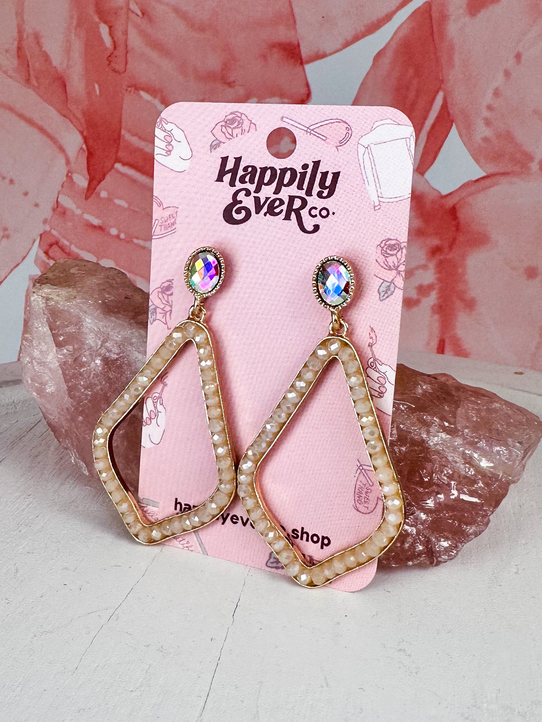 Champagne Sparkler Earrings