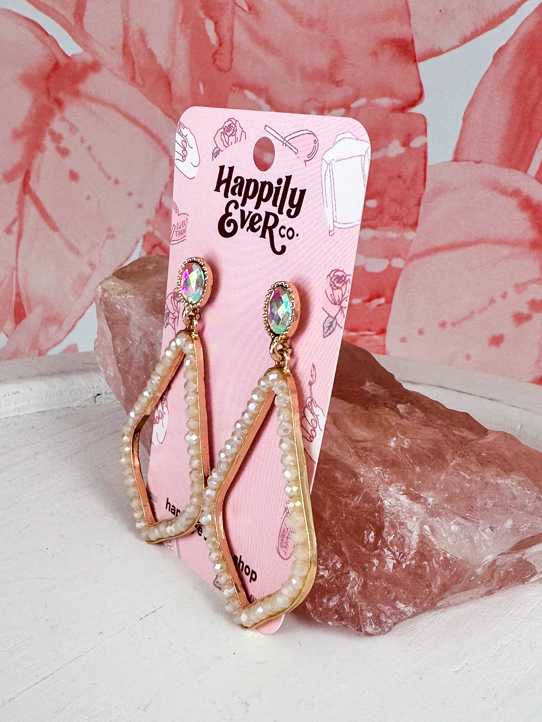 Champagne Sparkler Earrings