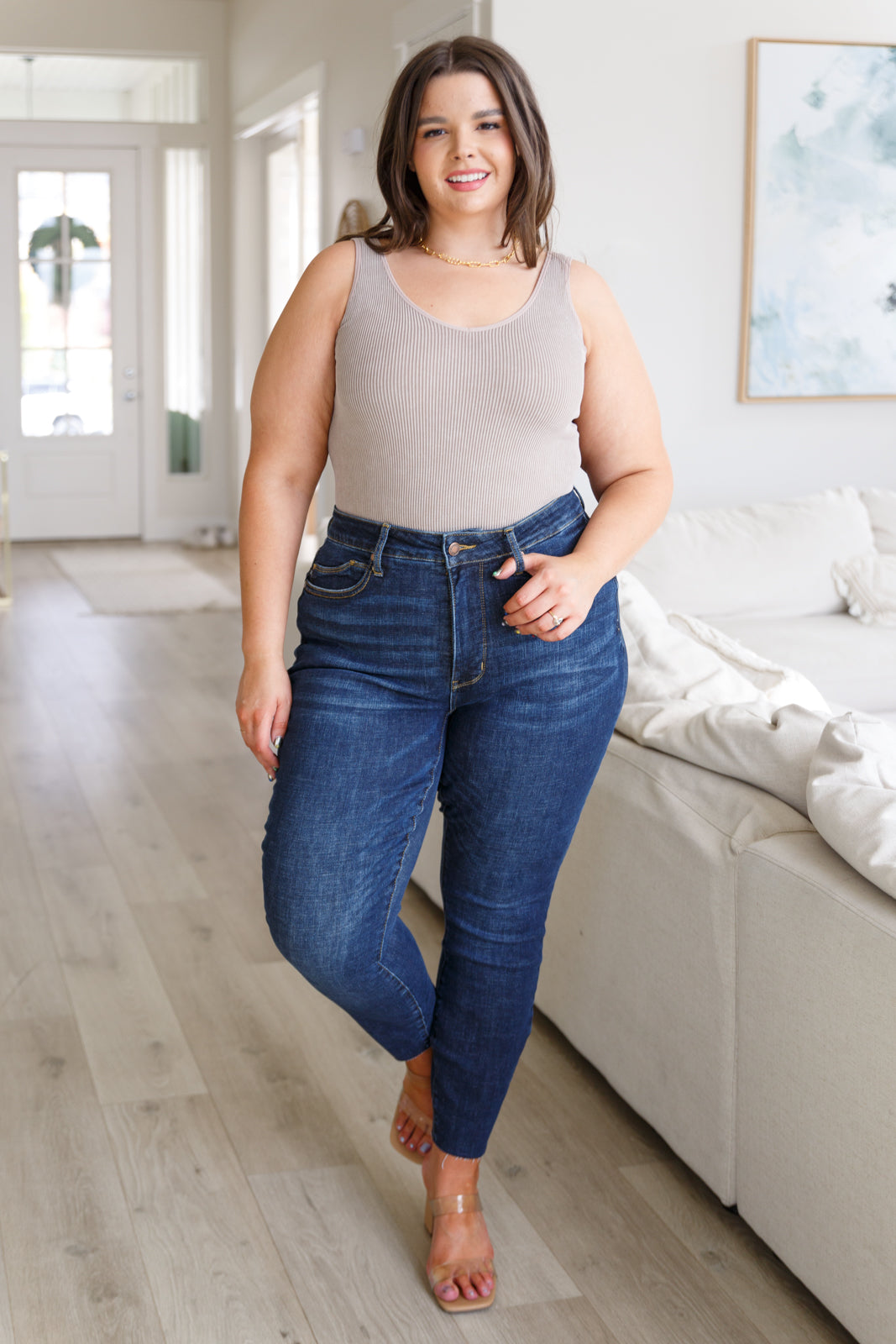Tummy Control Skinny Judy Blue Jeans