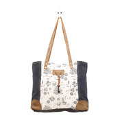 Myra | Abstract Key Tote Bag *FINAL SALE*