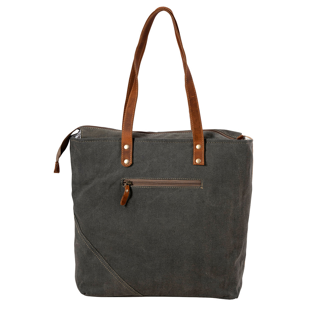 Myra | USA Canvas Patch Tote Bag  *FINAL SALE*