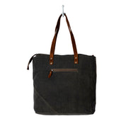 Myra | USA Canvas Patch Tote Bag  *FINAL SALE*