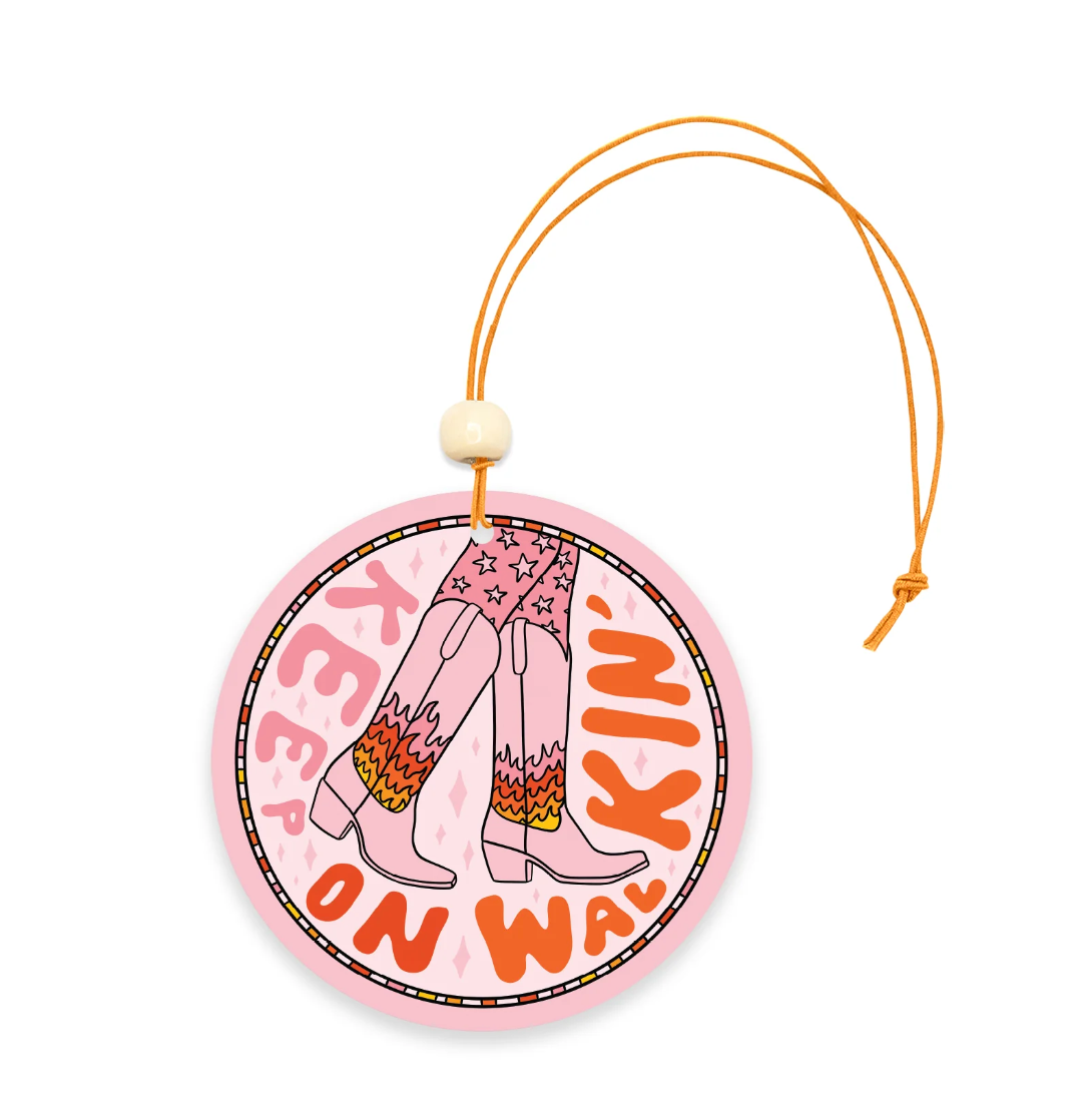 Keep On Walking Car Air Freshener