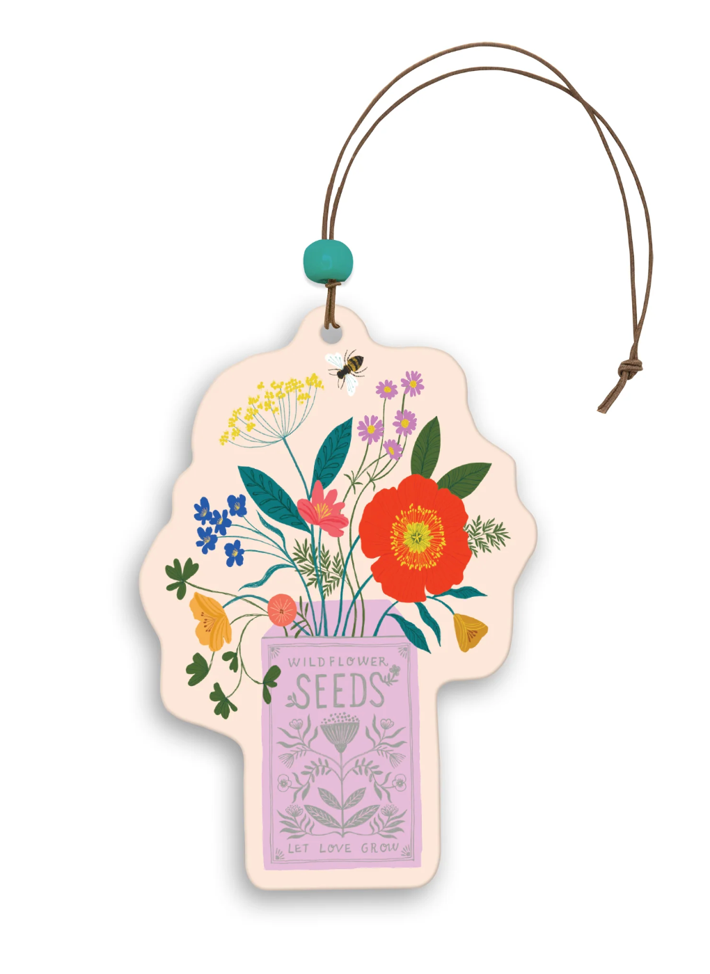 Let Love Grow Car Air Freshener