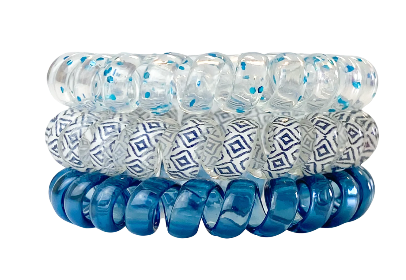 Midnight Rain Printed Set : Hotline Hair Ties