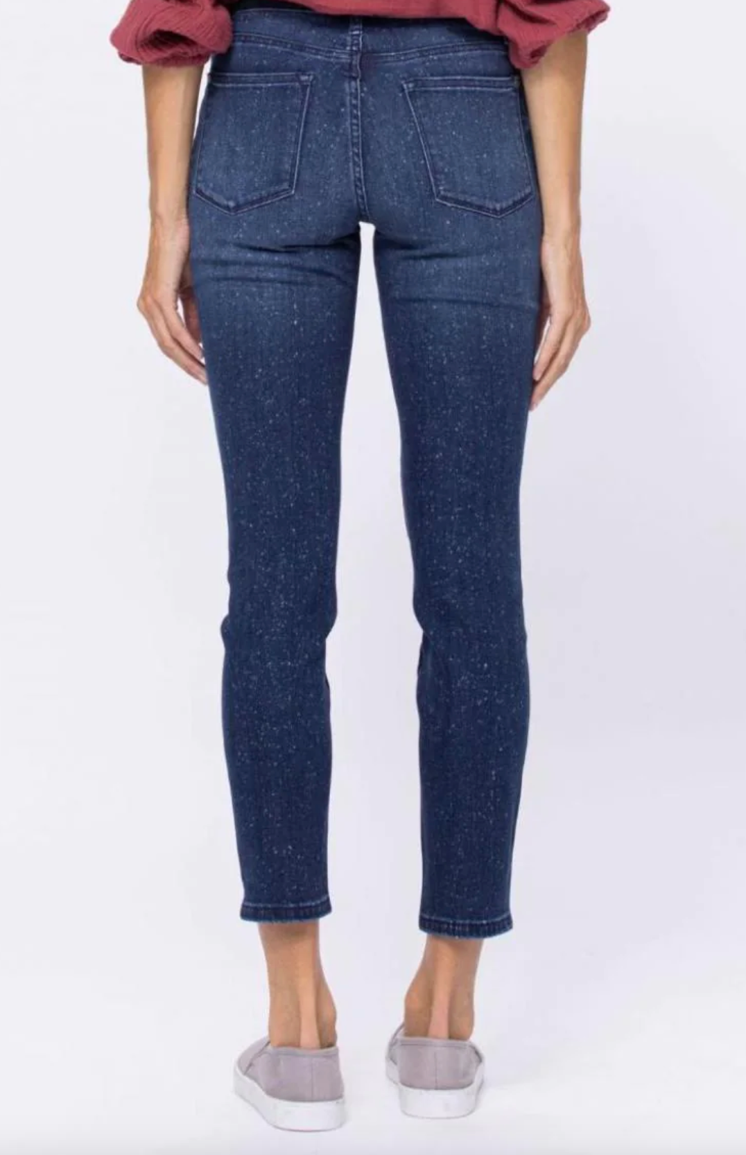 Bleach Splattered Mineral Wash Relaxed Fit Judy Blues