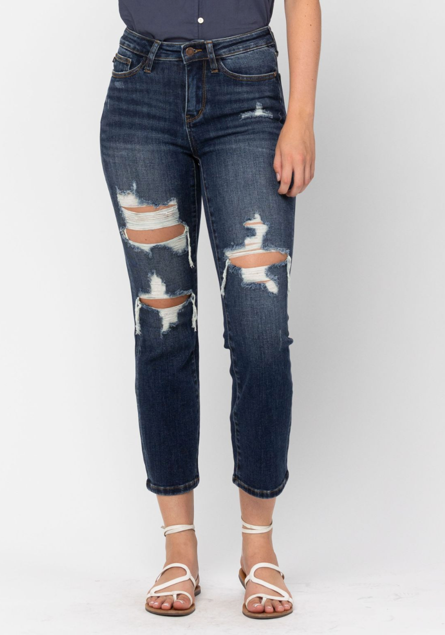 Crop Leg Straight Fit Judy Blues