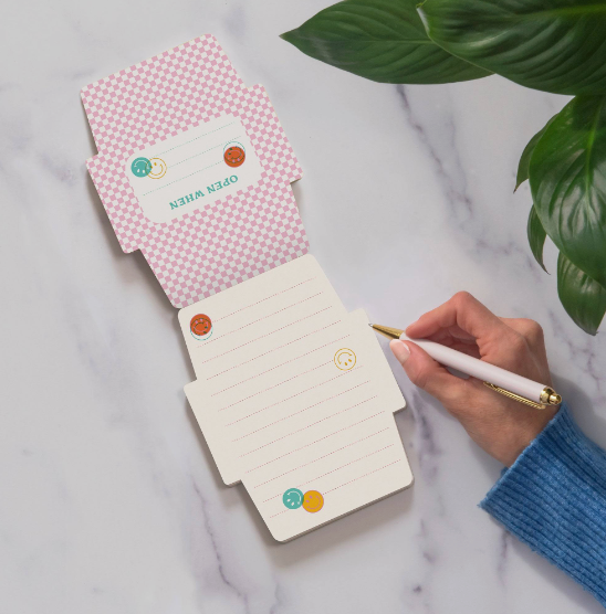 Happy Vibes Mini Memos with Stickers
