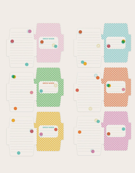 Happy Vibes Mini Memos with Stickers