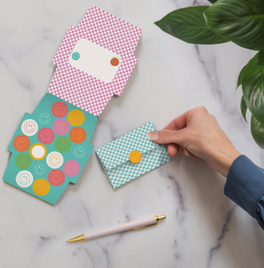 Happy Vibes Mini Memos with Stickers