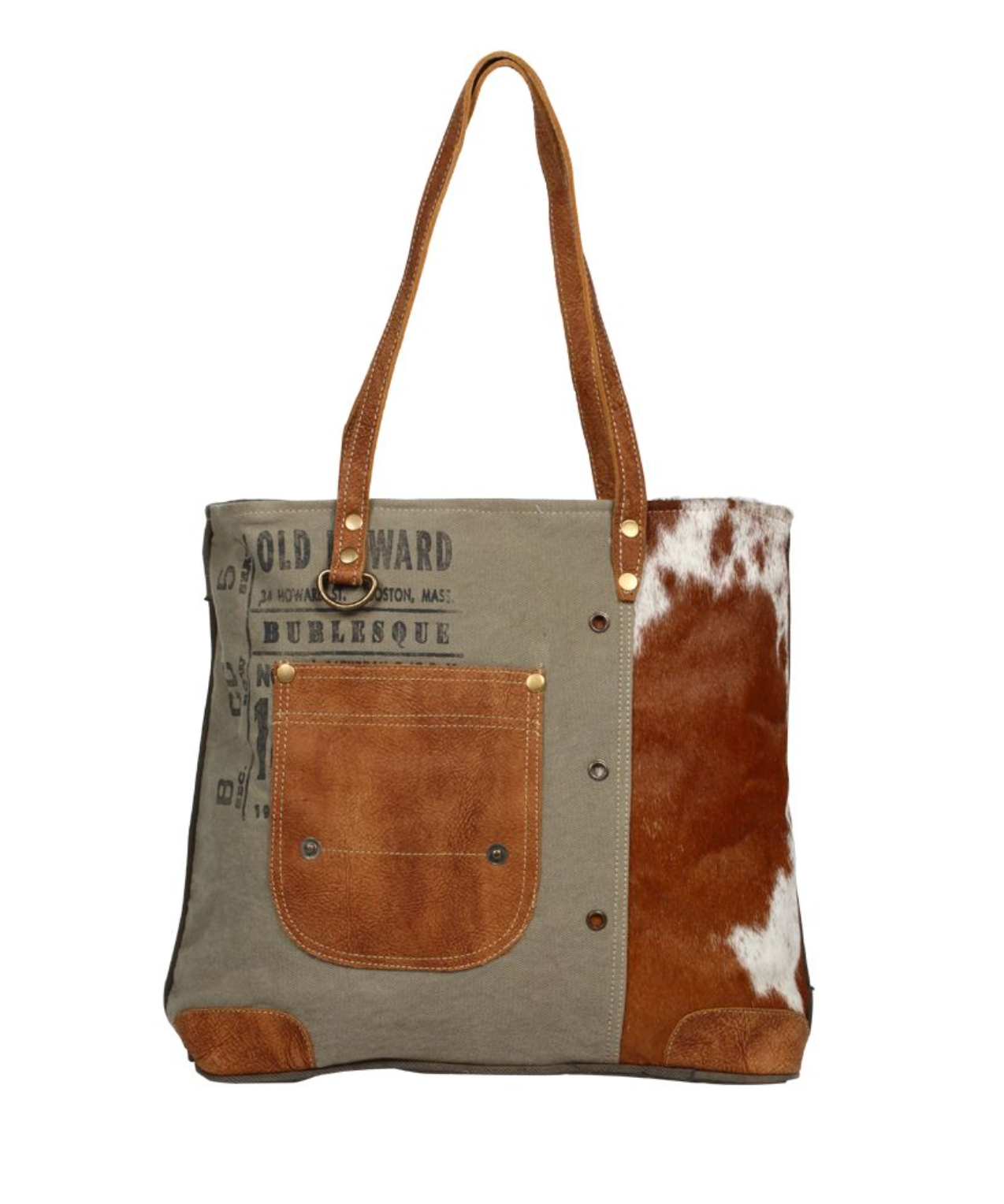 Myra | Leather Pocket Tote Myra Bag *FINAL SALE*