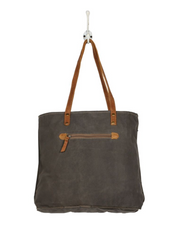 Myra | Leather Pocket Tote Myra Bag *FINAL SALE*