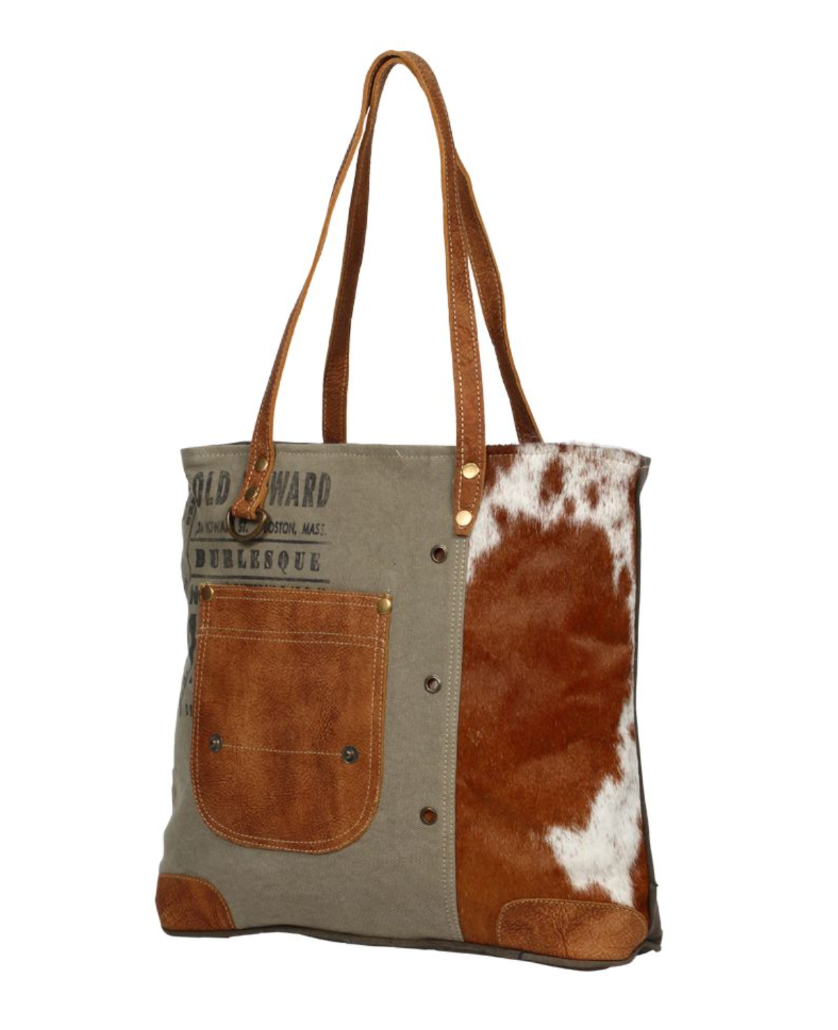 Myra | Leather Pocket Tote Myra Bag *FINAL SALE*