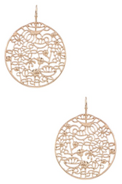 Metal Abstract Cut Out Earrings *Final Sale*