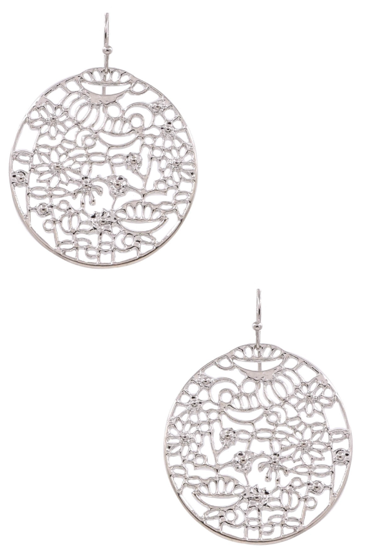 Metal Abstract Cut Out Earrings *Final Sale*