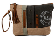 Myra | USA Canvas Patch Pouch *FINAL SALE*