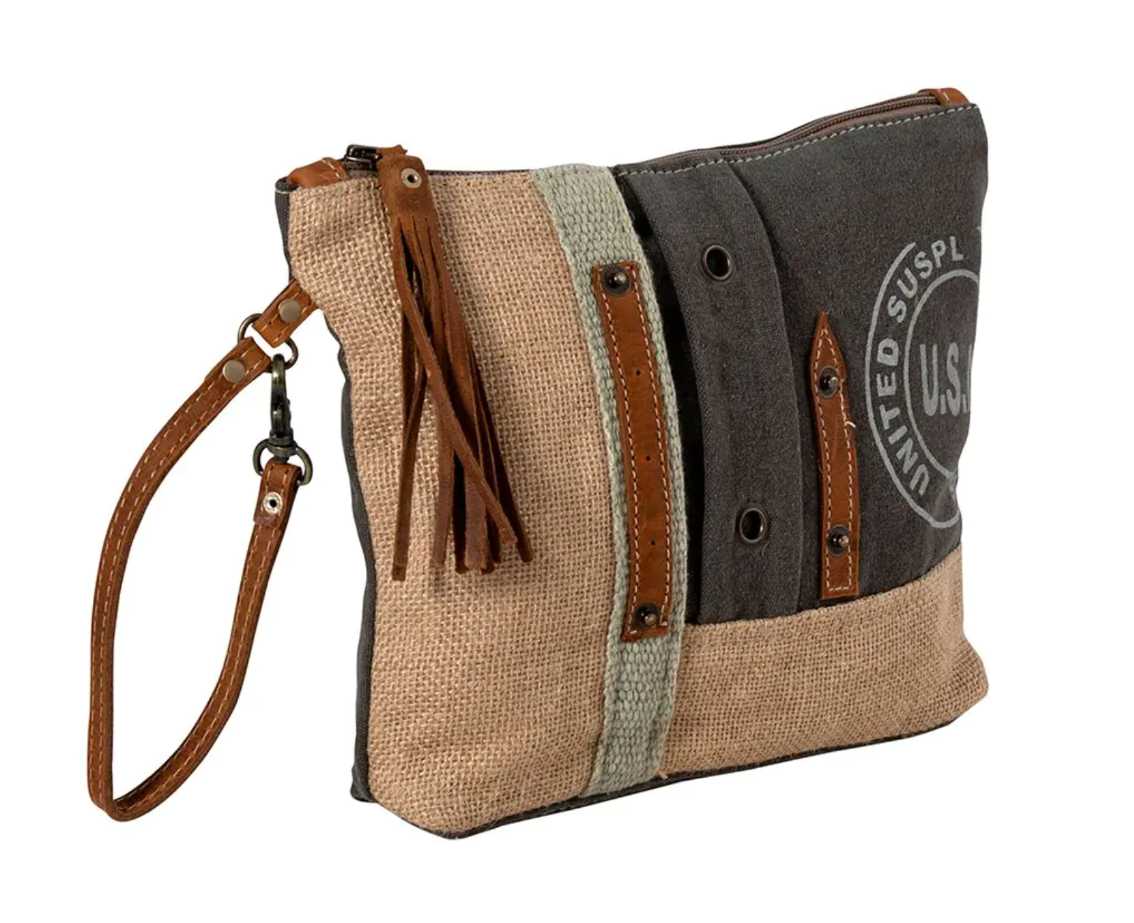 Myra | USA Canvas Patch Pouch *FINAL SALE*