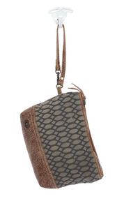 Myra | Honey Bee Print Pouch *FINAL SALE*