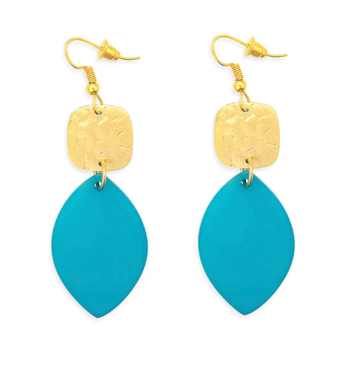 Myra | La Vida Earrings in Teal