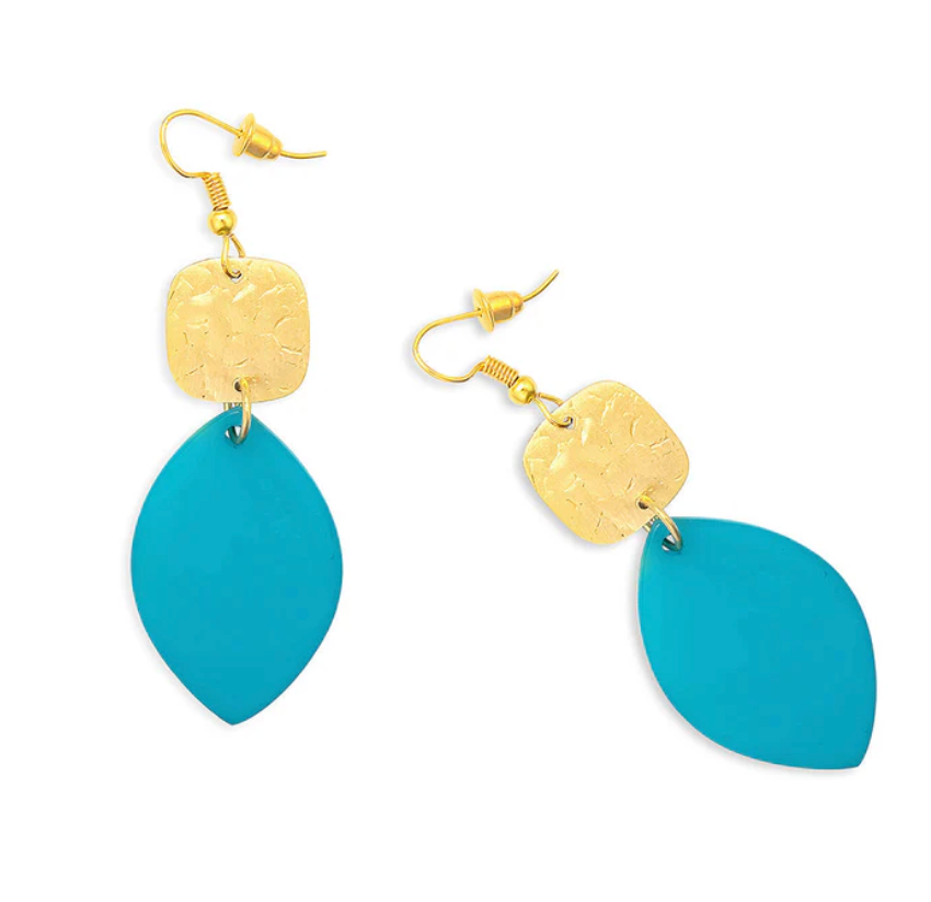 Myra | La Vida Earrings in Teal