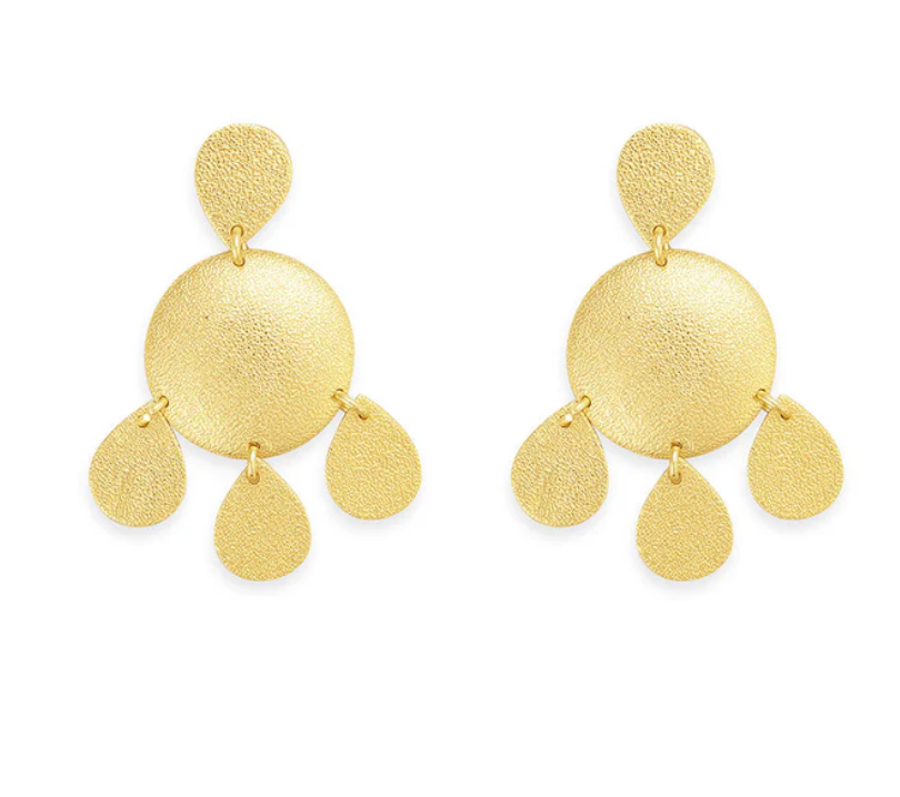 Myra | Solar Flare Medallion Earrings